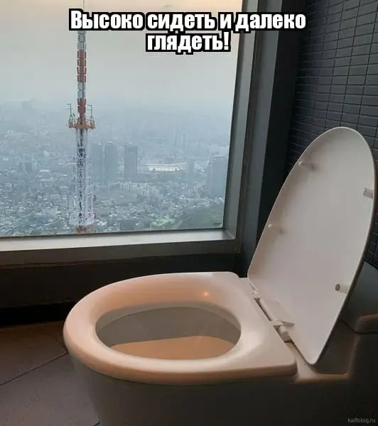 Высоко сидеть и далеко глядеть!
